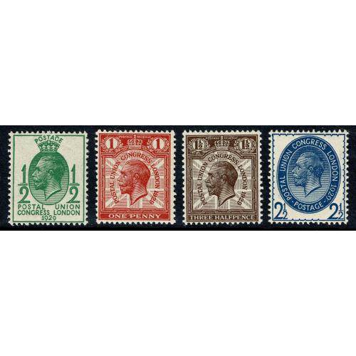 1929 P.U.C set of 4 values SG 434-437. Unmounted mint